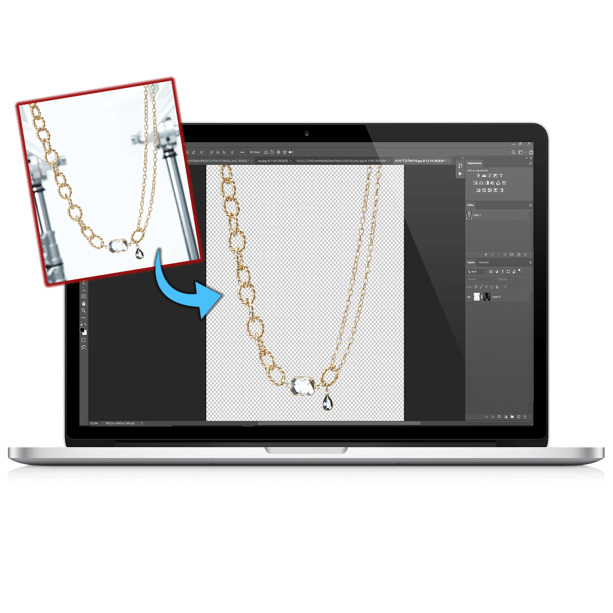 High-End Jewelry Photo Retouching Showcase